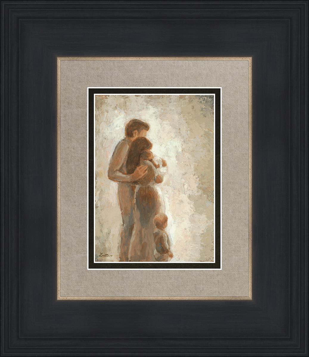 Family Looking Towards the Light - Inspirational Wall Art for Home Decor | Motivational Canvas Print for Living Room, Bedroom & Office | Perfect Gift for Family & Friends