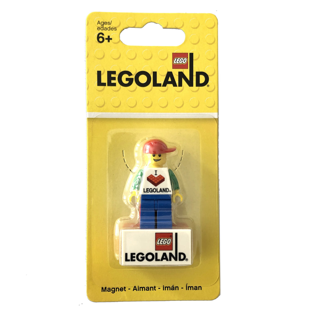 LEGO 850457 Legoland Exclusive Magnet Boy Toy - Perfect for Kids' Room Decor, Fridge Magnets & Collectible Displays