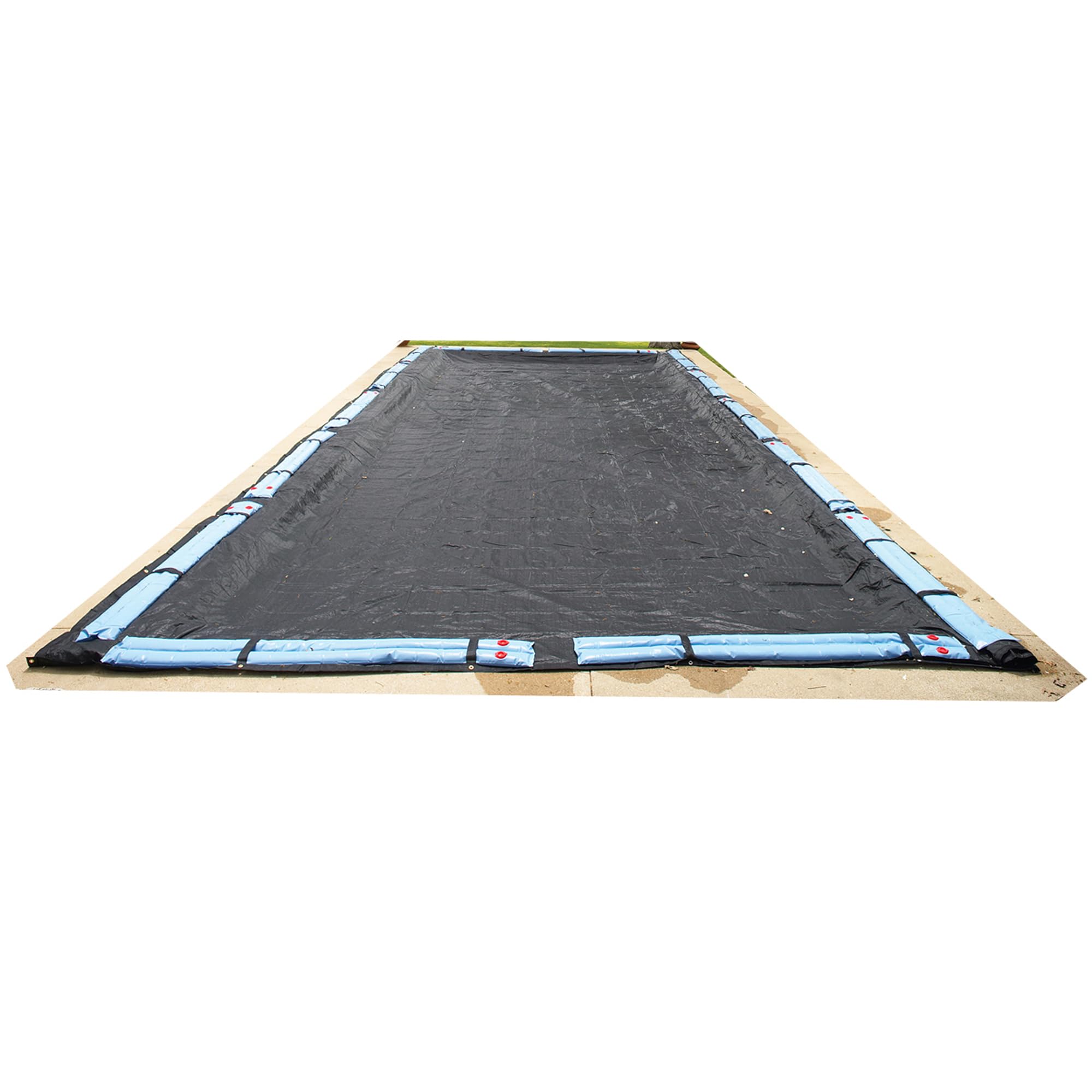 Blue Wave BWC676 30ft x 60ft Heavy Duty Rectangular In-Ground Pool Winter Cover - Durable Mesh Design for Snow & Debris Protection - Perfect for Large Backyard Pools
