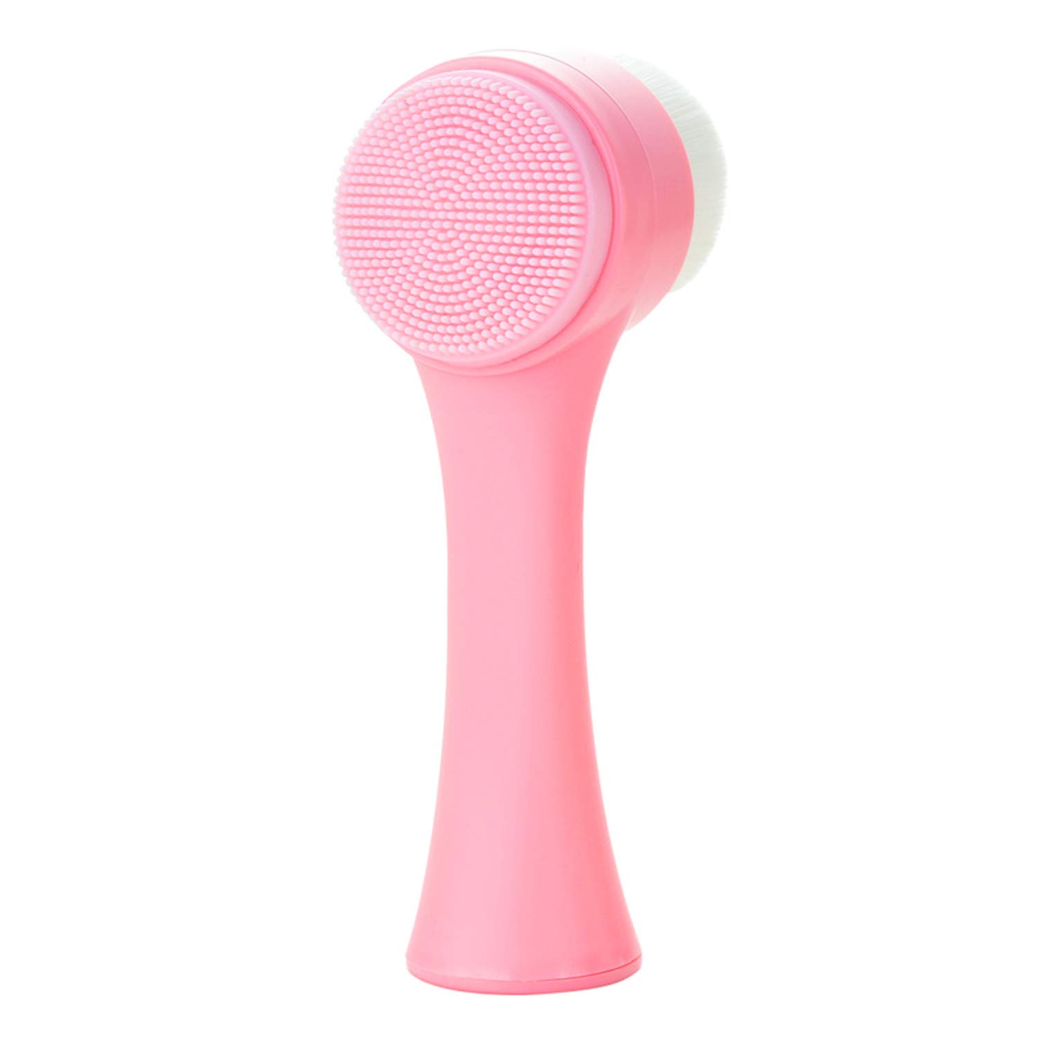 2-in-1 Silicone Face Brush for Deep Pore Cleansing & Exfoliation - Handheld Manual Facial Cleansing Brush with Double Sides - Perfect for Daily Skincare Routine & Travel