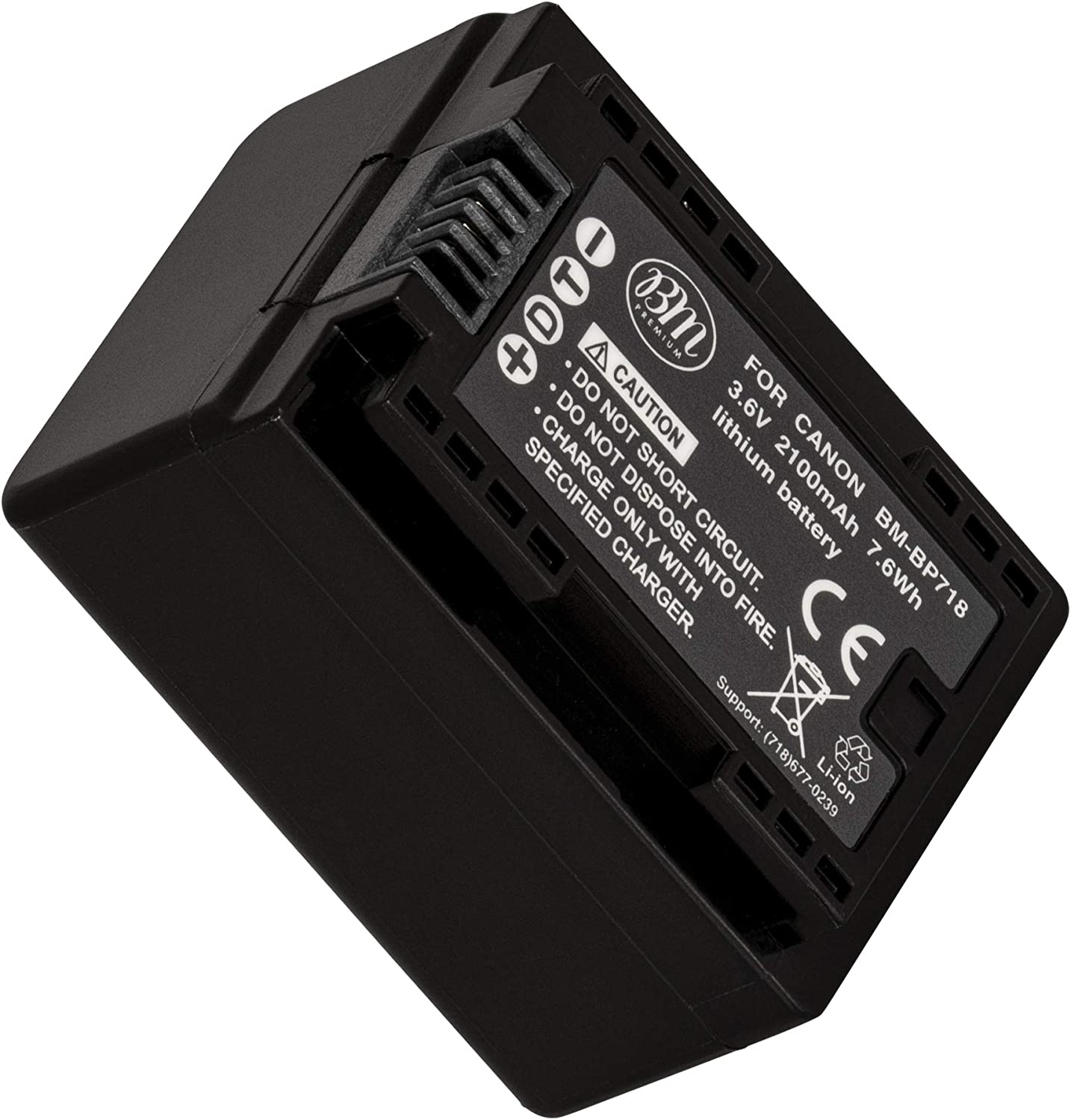 Replacement Battery for Canon Vixia BP-718 & HFR Series Cameras (HFR60, HFR62, HFR600 Compatible) - Long-Lasting Power for Travel Vlogging, Home Videos & Outdoor Filming