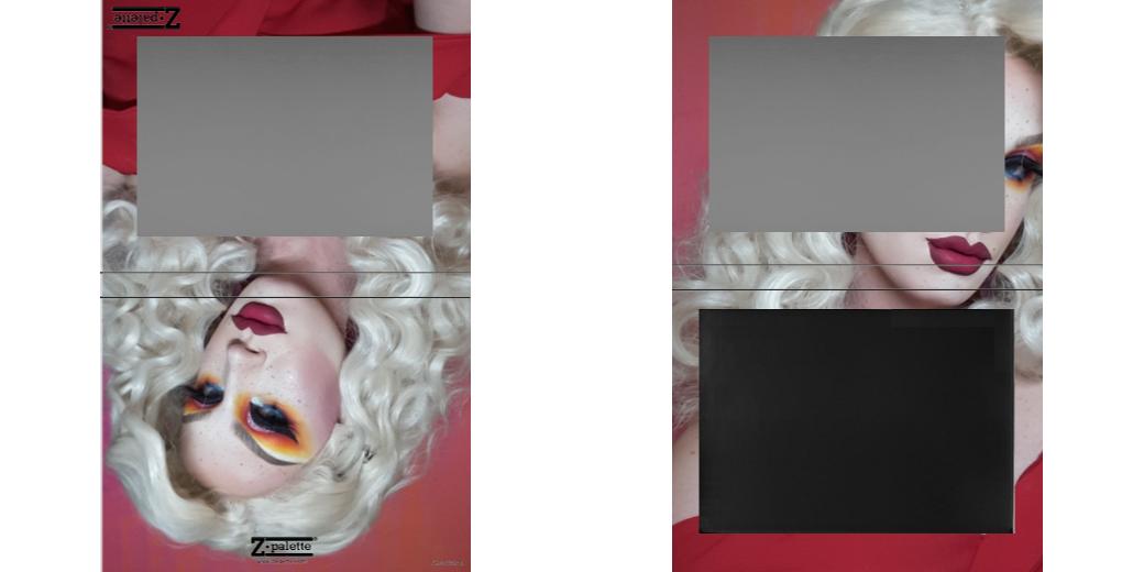 Custom Extra Large Z Palette - Magnetic Makeup Palette for Eyeshadow & Blush - Perfect for Professional Makeup Artists & Travel
