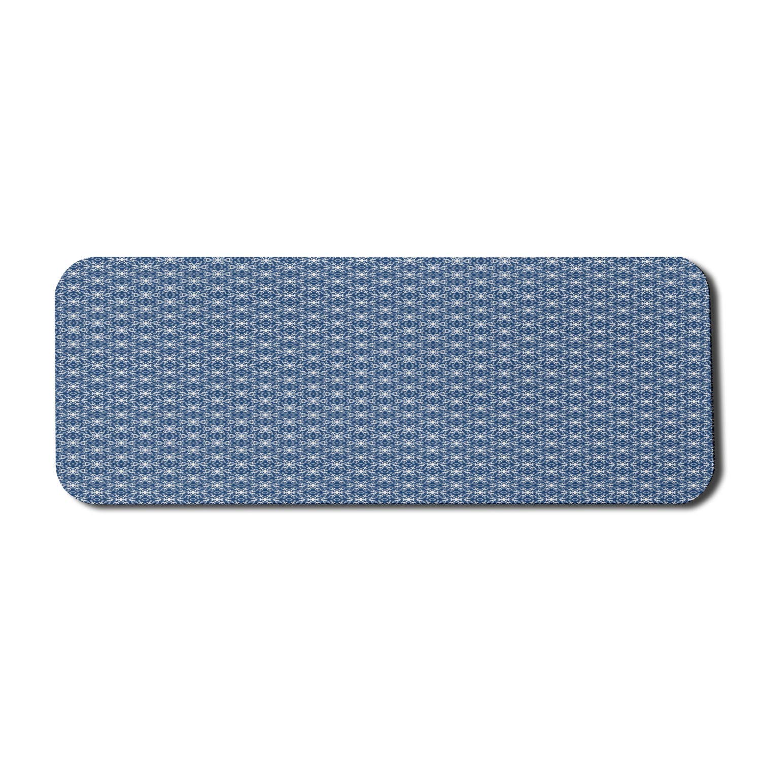 Ambesonne Ethnic Computer Mouse Pad - Classic Talavera Design Monotone Turkish Moroccan Eastern Ornaments, Non-Slip Rubber Gaming Mousepad 31