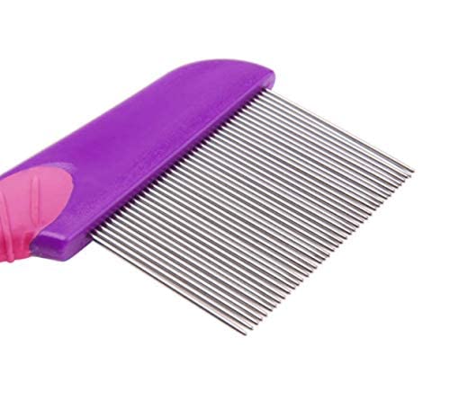 Professional Stainless Steel Lice Comb for Effective Head Lice & Nit Removal - Extra Long Handle & Teeth for Adults & Kids - Perfect for Home Treatment & School Prevention