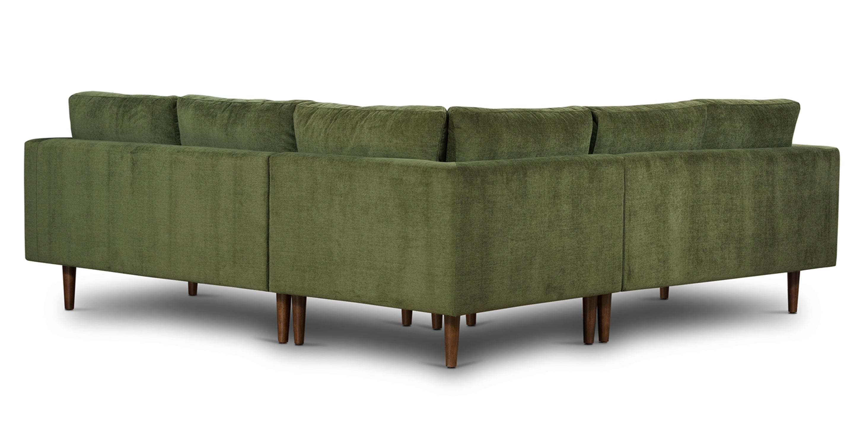 Luxury Napa Velvet Corner Sectional Sofa - Modern L-Shaped Couch for Living Room, Home Theater & Lounge Areas - Soft & Durable Upholstered Furniture for Family Gatherings & Relaxation
