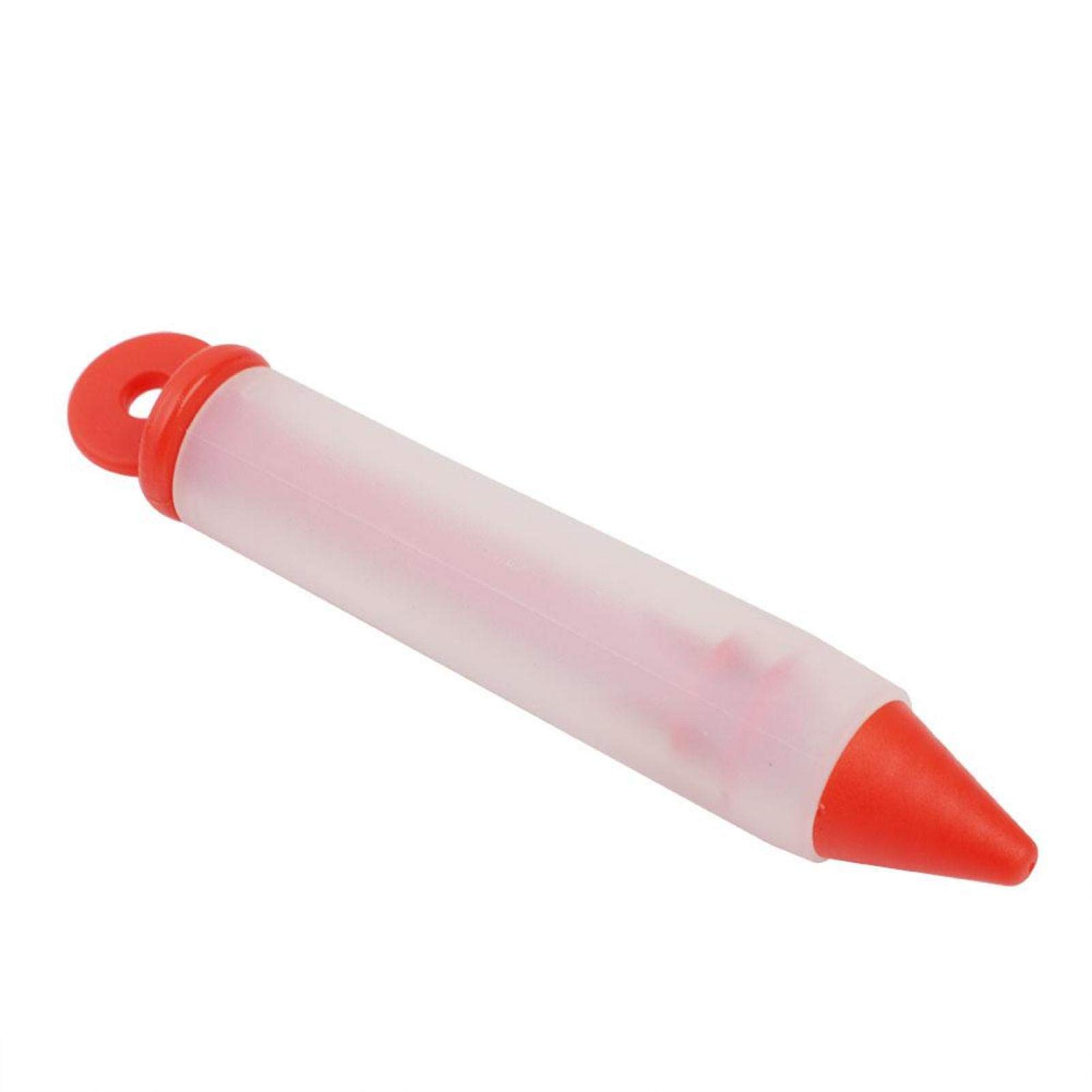 Premium Cake Decorating Pens Kit - 4 Nozzle Silicone Icing Piping Pen for Cookies, Cupcakes & Pastries (Red) | Perfect for Birthday Cakes, Wedding Desserts & DIY Baking Decorations