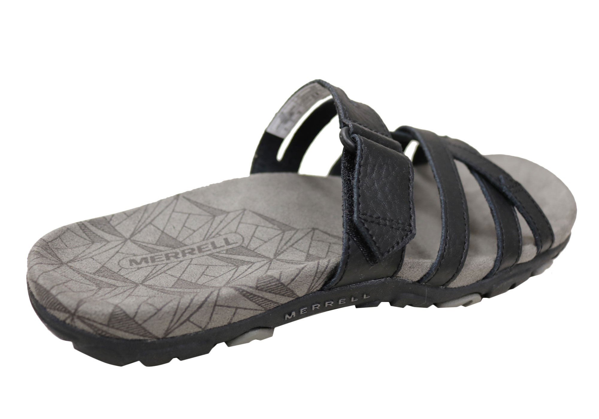 Merrell Women's Leather Sandspur Rose Slides Sandals - Comfortable Casual Summer Shoes for Beach, Pool & Outdoor Wear