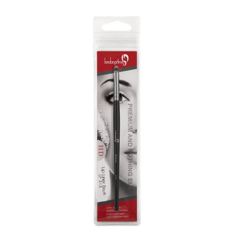 London Prime HD Lip Liner Brush LP 315 - Professional Makeup Brush for Precise Lip Lining - Perfect for Lipstick Application, Ombre Lips & Makeup Artists