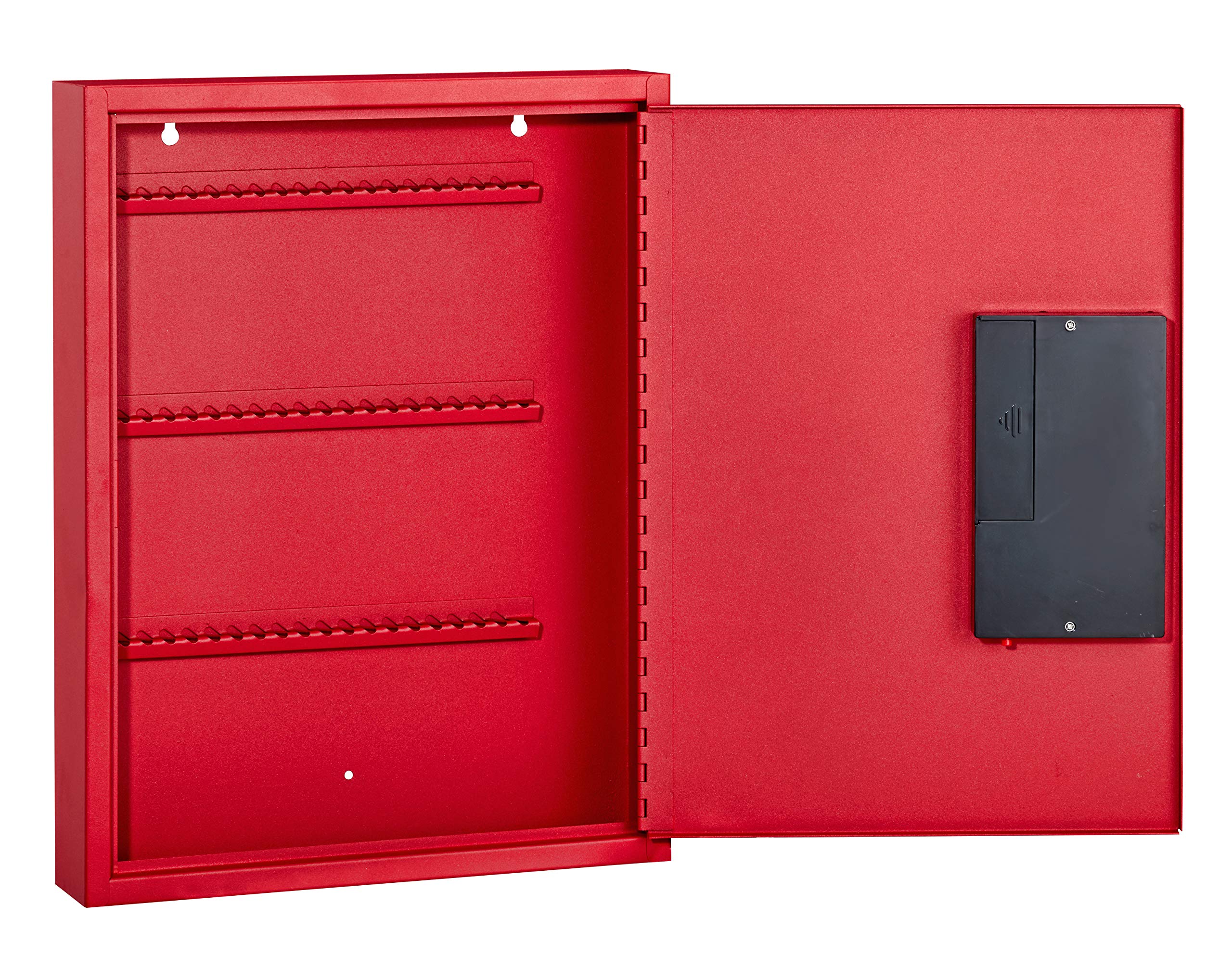 AdirOffice 60-Key Wall Mount Key Holder with Digital Lock - Secure Key Storage Box for Valet Parking, Car Dealers & Home Use - Space-Saving Key Cabinet with Programmable Code