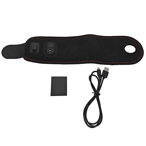 Electric Heating Wrist Brace for Pain Relief - Adjustable Heated Wrist Support with Massage Function for Arthritis, Carpal Tunnel & Joint Pain - Perfect for Office Work, Gaming & Winter Warmth