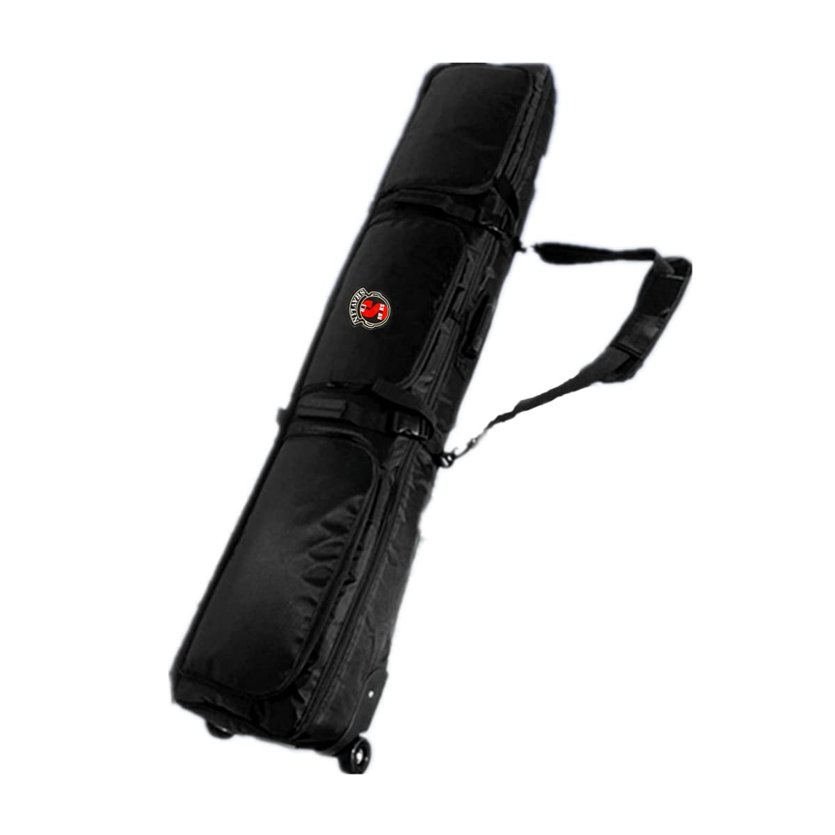 UNISTRENGH Padded Snowboard Bag with Wheels - Waterproof Travel Case for Single Snowboard & Ski Equipment - Perfect for Air Travel & Winter Sports Gear Storage