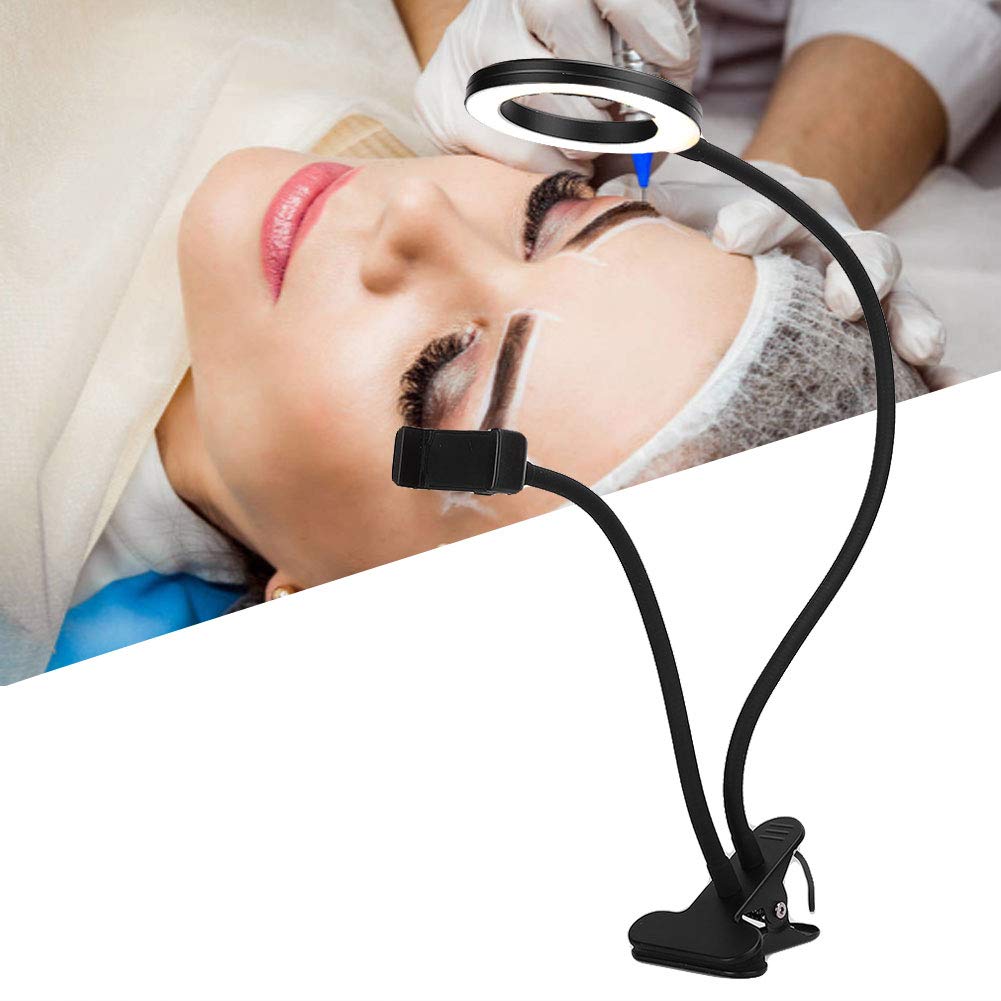 Foldable Adjustable Tattoo Desk Light for Microblading & Nail Art - Perfect for Tattoo Studios & Beauty Salons