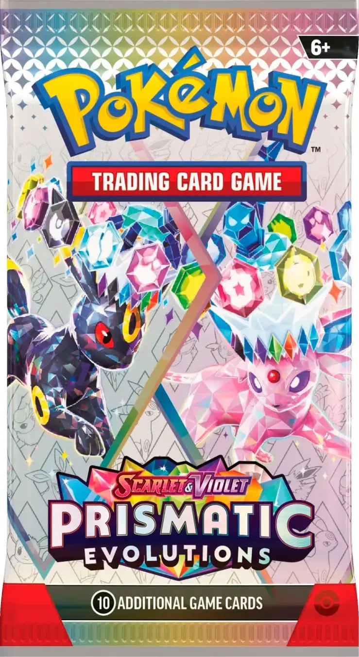 Pokemon TCG: Scarlet & Violet Prismatic Evolutions Elite Trainer Box (ETB) - 36 Packs, Sleeves & Dice | Collectible Trading Card Game for Players & Fans | Perfect for Tournaments, Gifts & Display