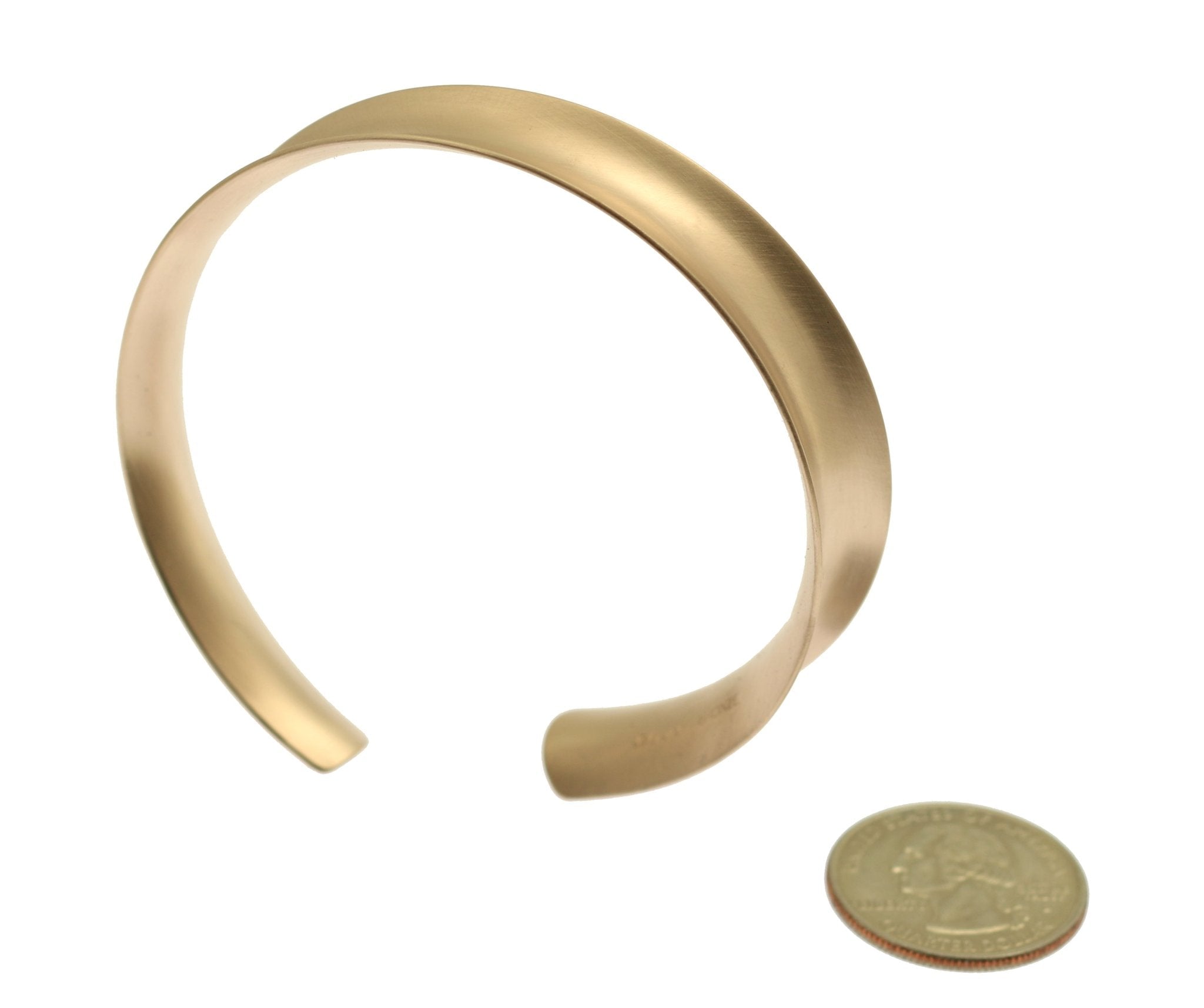 Brushed Bronze Anticlastic Bangle Bracelet for Women - Elegant Stackable Jewelry for Everyday Wear, Parties & Special Occasions