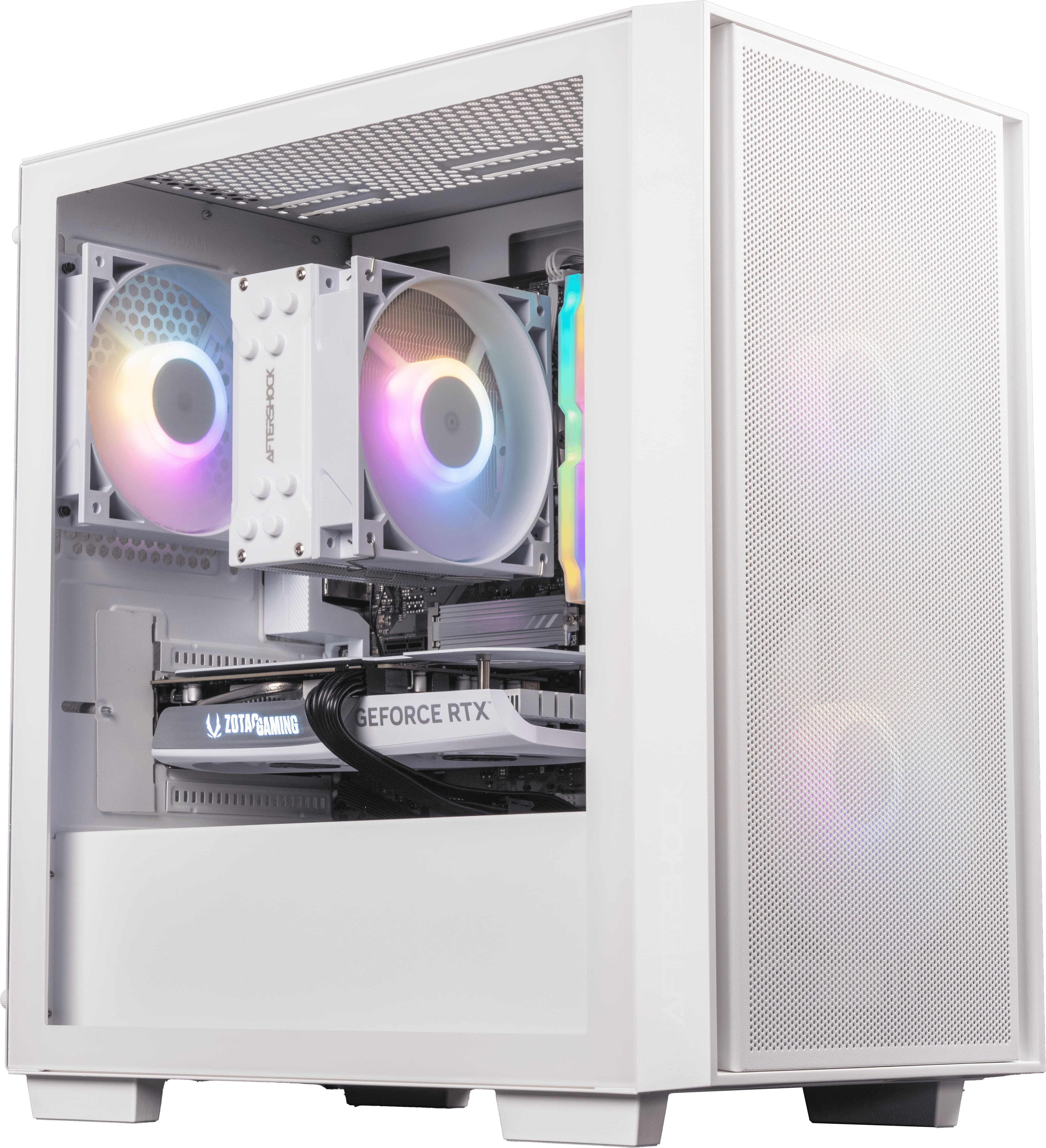 Aftershock Gaming PC CLOUD PRO - AMD Ryzen 5 7400F | NVIDIA RTX 4060 Ti - High Performance Gaming Desktop for Esports & VR Gaming