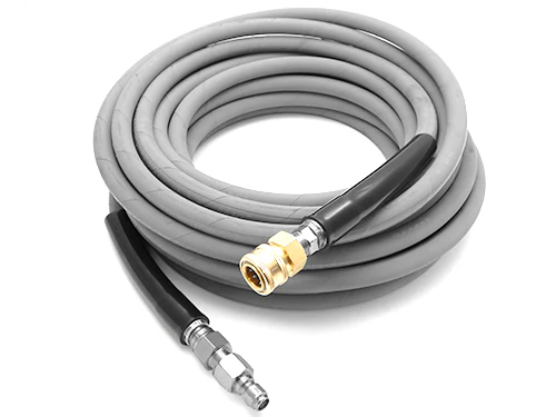 MTM Hydro KobraJet 4000 PSI Non-Marking Pressure Washer Hose - 100 Foot Heavy Duty High Pressure Hose for Cleaning Driveways, Decks, and Outdoor Surfaces