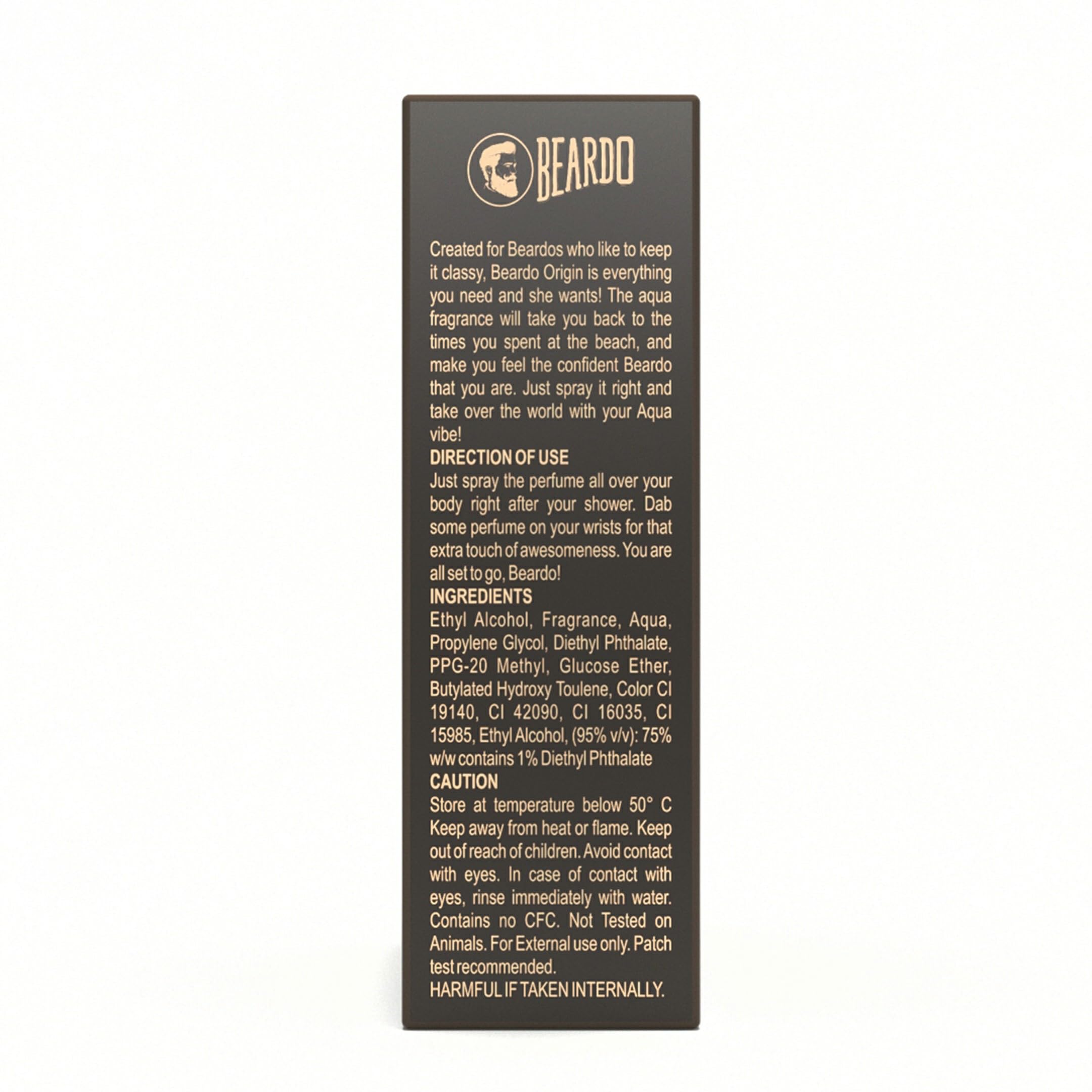Beardo ORIGIN Perfume for Men - 100ml Eau de Parfum with Aqua & Musky Notes | Long-Lasting Cologne for Date Night, Valentine's Day Gift for Husband/Boyfriend | Men's Fragrance Body Spray | Perfect for Romantic Evenings, Special Occasions & Daily Wear