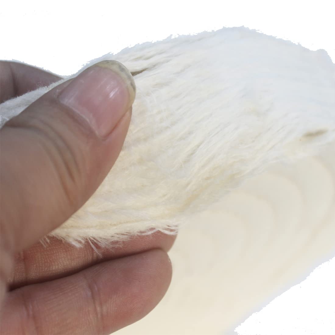 2-Pack 8-Inch Extra Thick Cotton Buffing Wheels - 70 Ply Cloth Polishing Wheel with 5/8