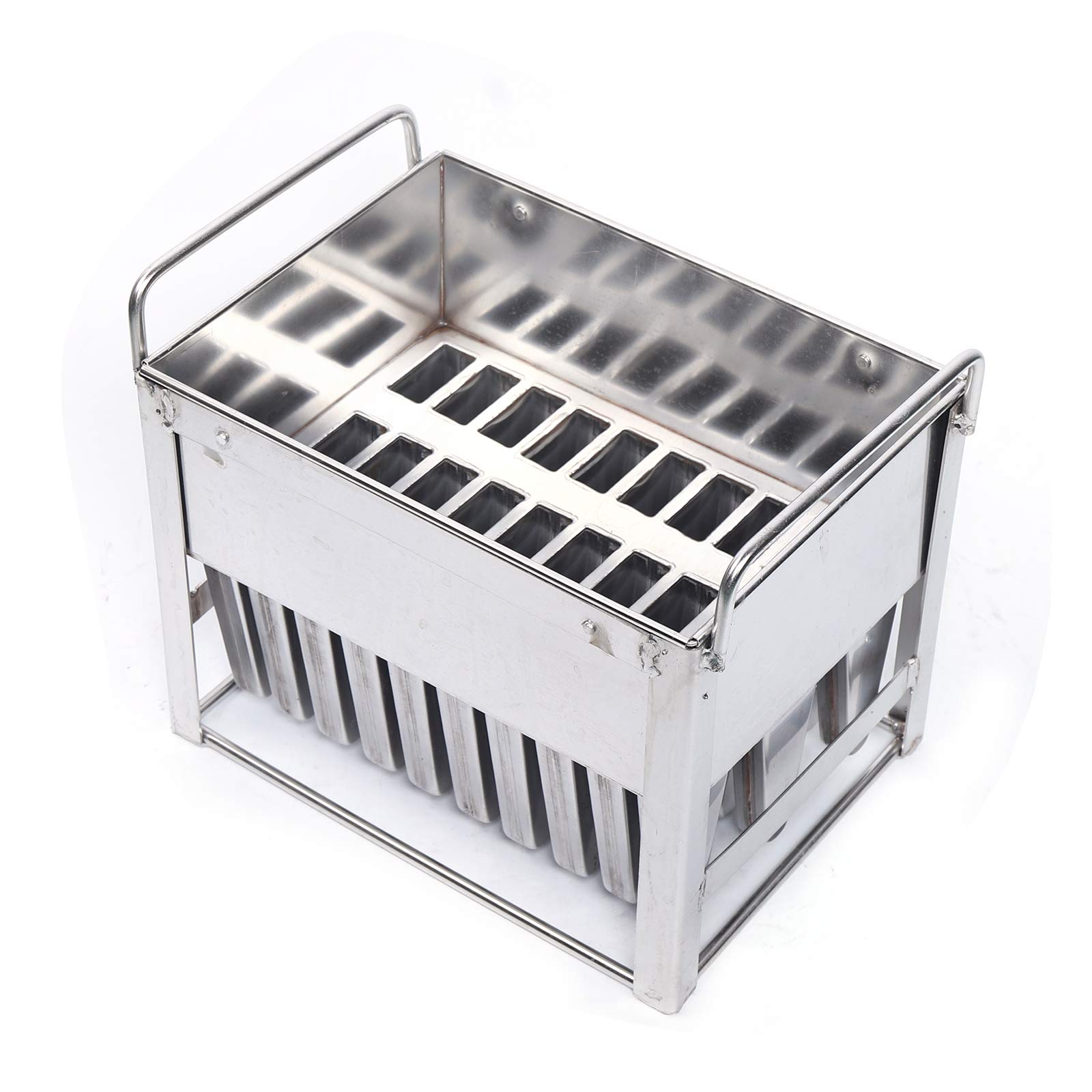 30Pcs Stainless Steel Popsicle Molds with Sticks - Reusable Ice Cream Maker Tools for Homemade Frozen Treats - Perfect for Summer Parties, Kids Snacks & DIY Desserts