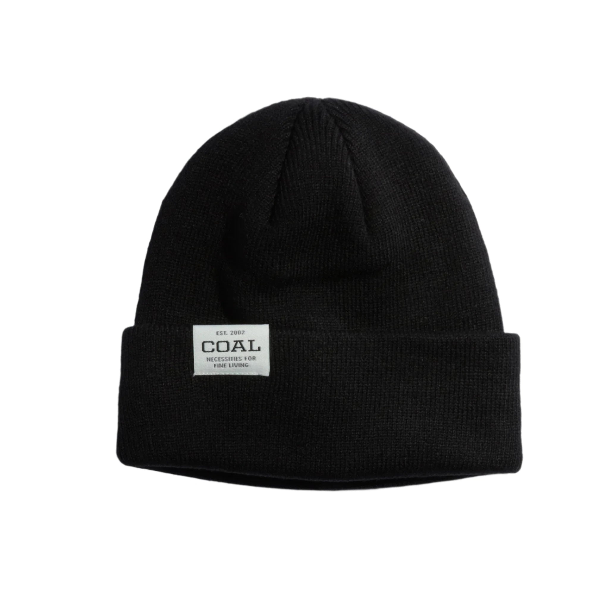 2025 Trendy Coal Black Uniform Low Profile Beanie - Soft & Warm Winter Skull Cap for Men & Women - Perfect for Outdoor Sports, Hiking, and Casual Streetwear
