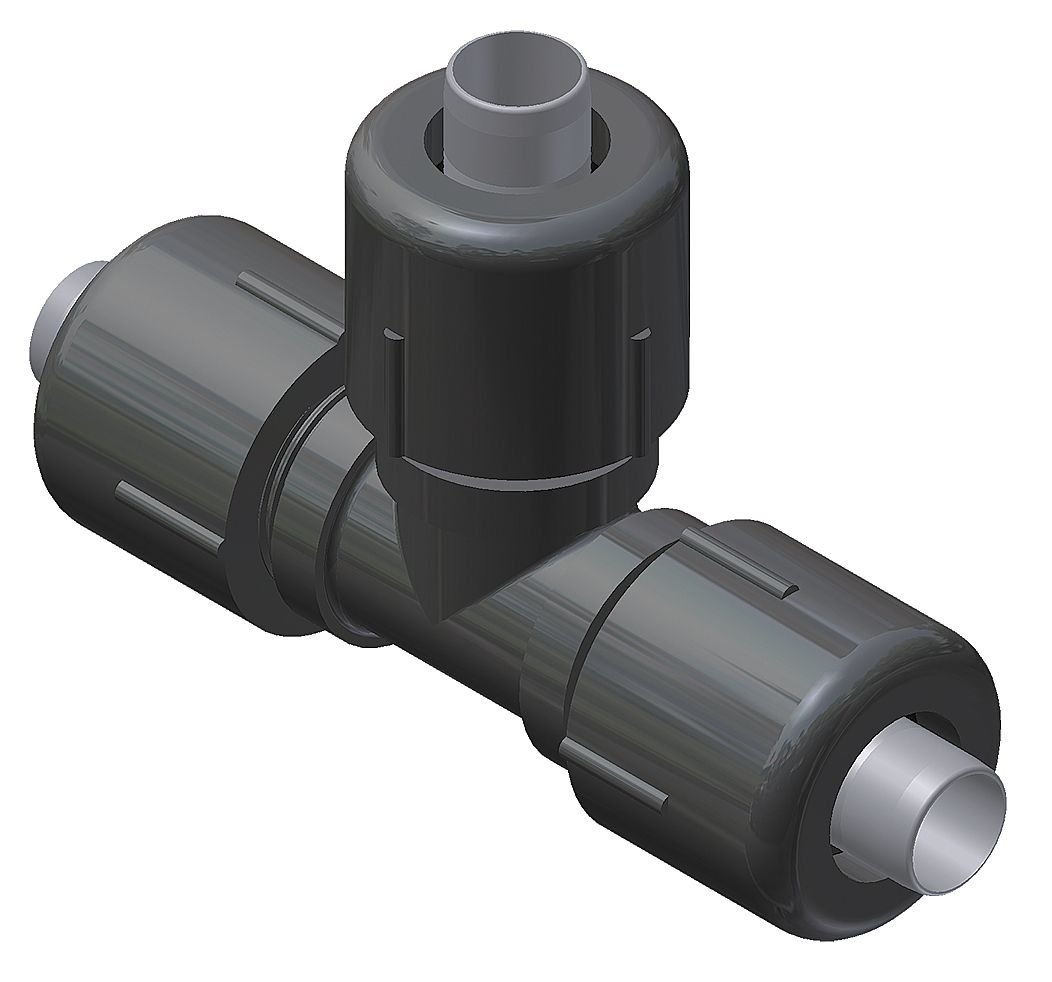 3 Way Compression Tee 3/4 in IPS Brass Fitting - Perfect for Plumbing, Irrigation & Water Supply Systems