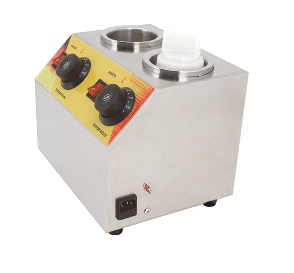 Commercial Electric Jam Heater & Chocolate Sauce Warmer Machine - 220V Dessert Dispenser for Bakeries, Cafes & Street Food Vendors - Perfect for Toppings, Fondue, and Hot Snack Preparation