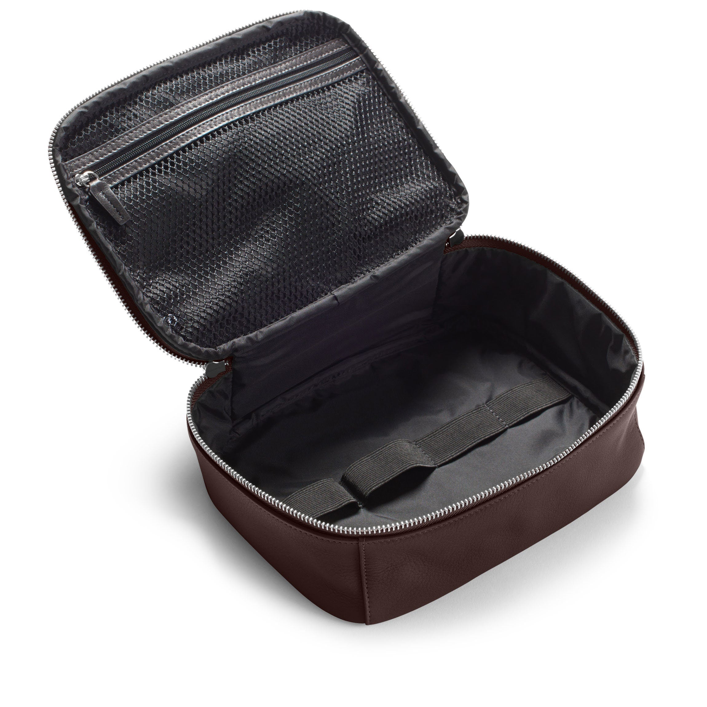 Premium Large Tech Bag Organizer - Durable Brown Electronics Accessory Case for Laptop, Tablet & Cables - Perfect for Office, Travel & Daily Commute