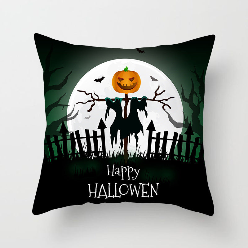 Spooky Halloween Pillowcase - Soft & Comfortable Decorative Pillow Cover for Halloween Decorations - Perfect for Home, Party, and Seasonal Decor