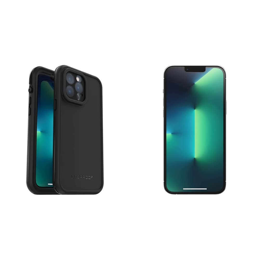 LifeProof FRE Series Waterproof Case for iPhone 13 Pro Max & iPhone 12 Pro Max - Black | OTTERBOX Performance Plus Glass Screen Protector for iPhone 13 Pro Max - Clear | Ultimate Protection for Outdoor Adventures, Work & Daily Use