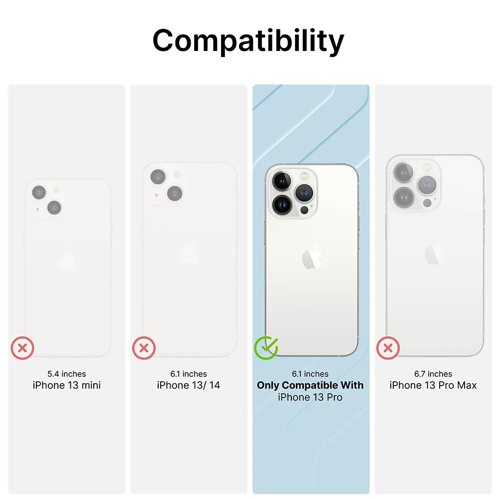 iPhone 13 Pro Waterproof Case - Shockproof, Dustproof & Full-Body Protection for Swimming, Diving & Outdoor Activities
