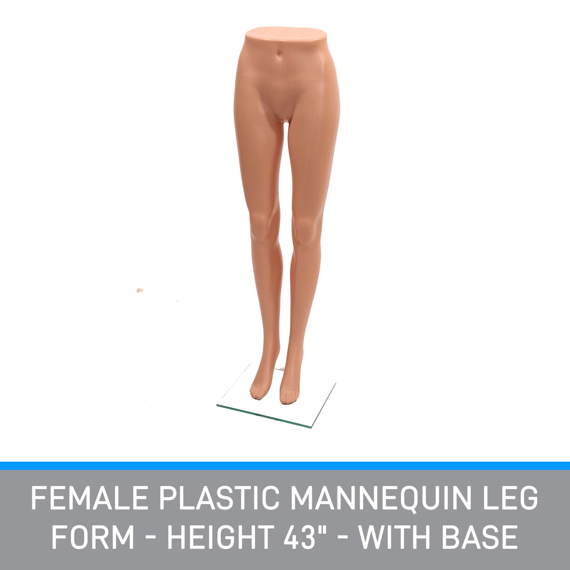 SSWBasics Female Plastic Mannequin Leg Display Form - 43
