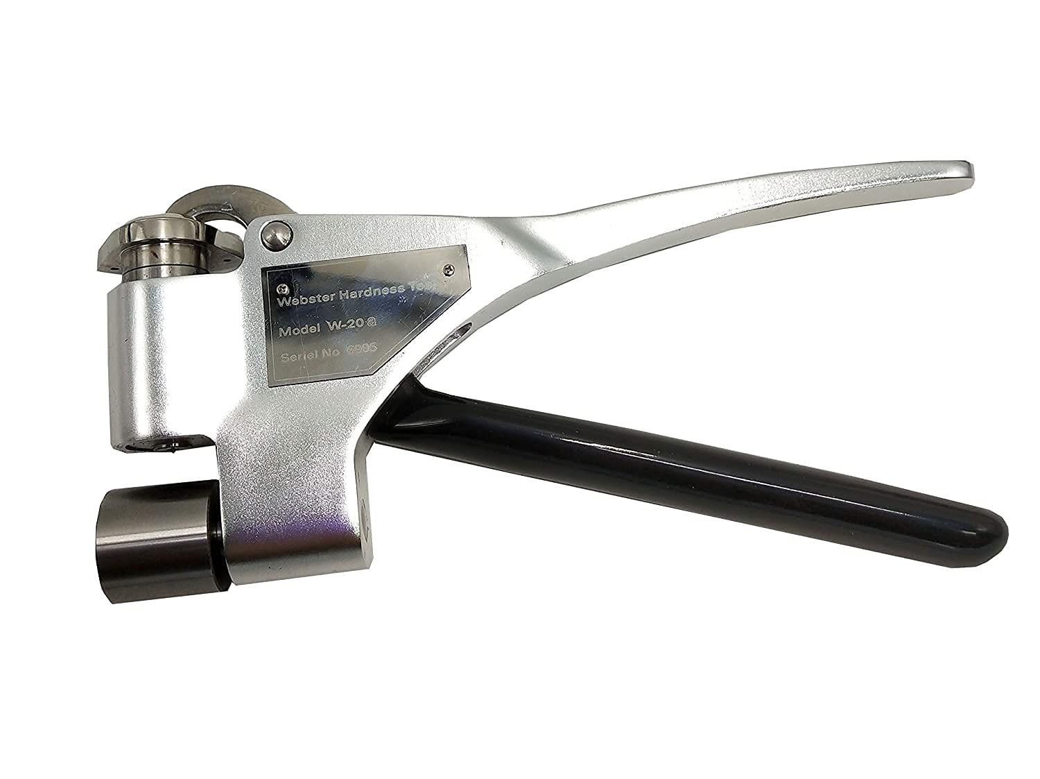 Webster Hardness Tester Meter Gauge - 25-110HRE Range for Aluminum Alloy Testing, 0.6-13mm Thickness & >10mm Inner Diameter - Ideal for Metal Quality Control in Manufacturing & Engineering Applications