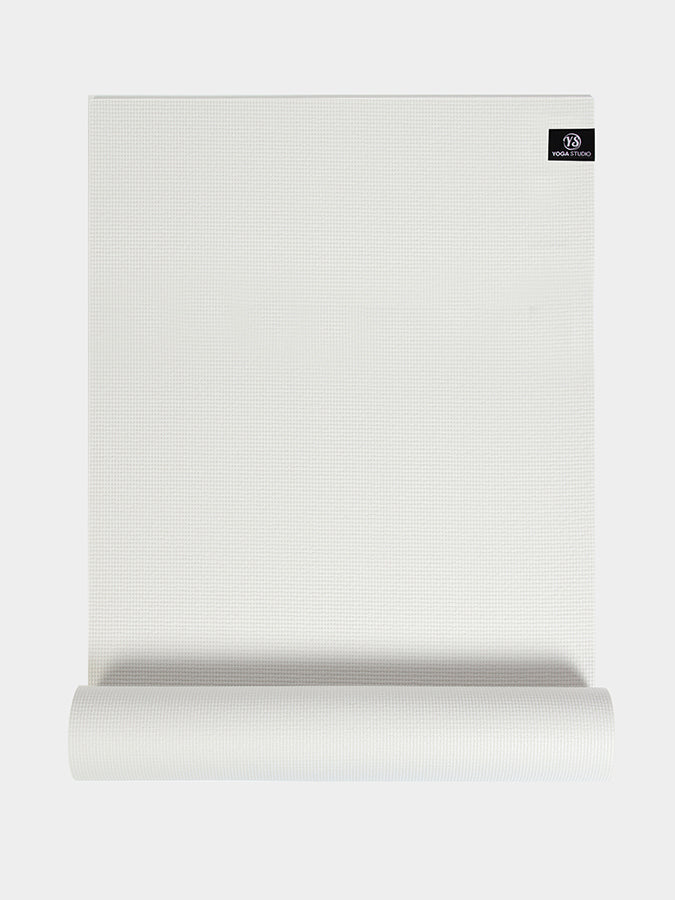 Premium 6mm Non-Slip Yoga Mat for Hot Yoga & Pilates - Extra Thick Cushioning for Comfort - Ideal for Home, Studio & Gym Workouts - White