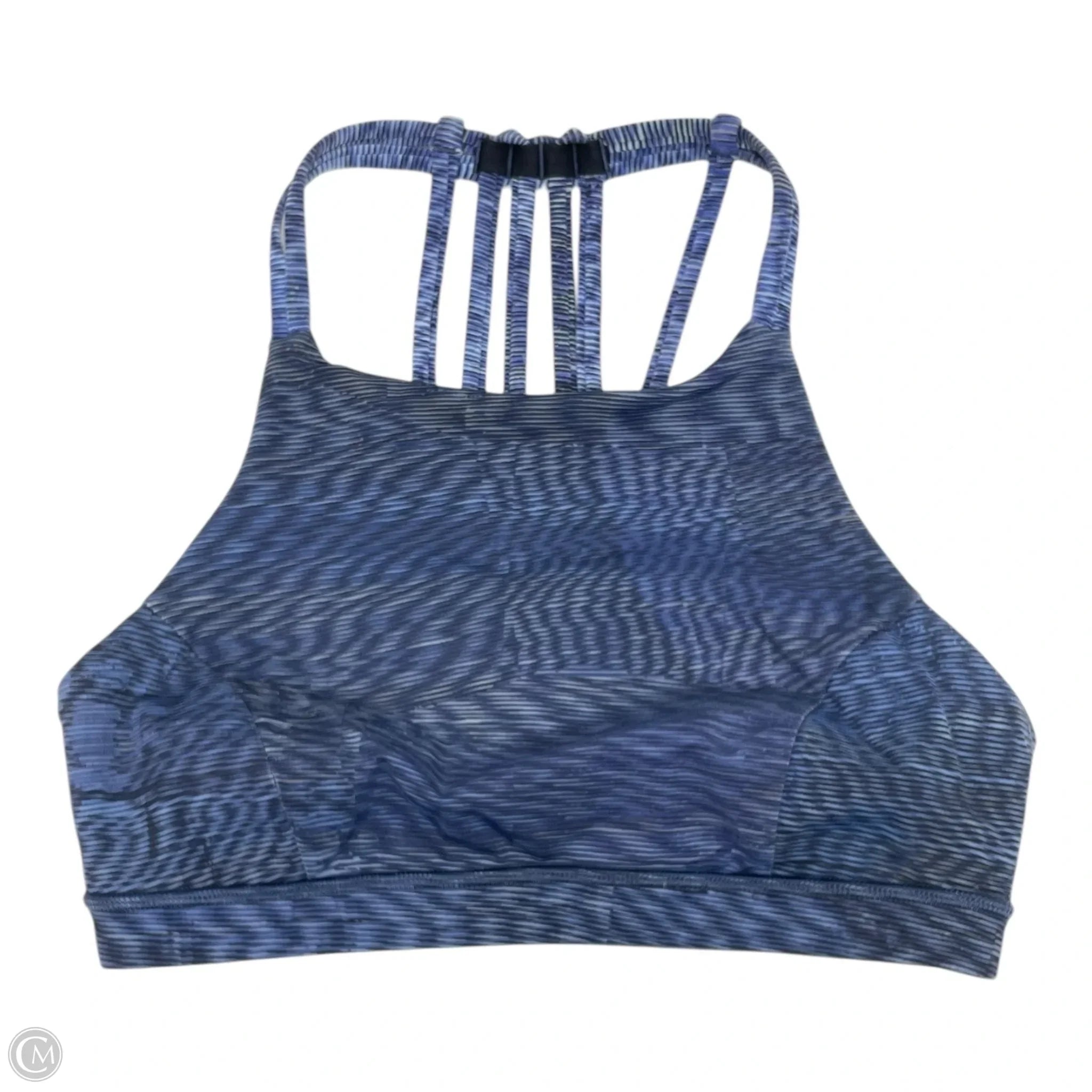 Lululemon Women's Blue Athletic Sports Bra - Size Small - High Support Workout Top for Running, Yoga & Gym