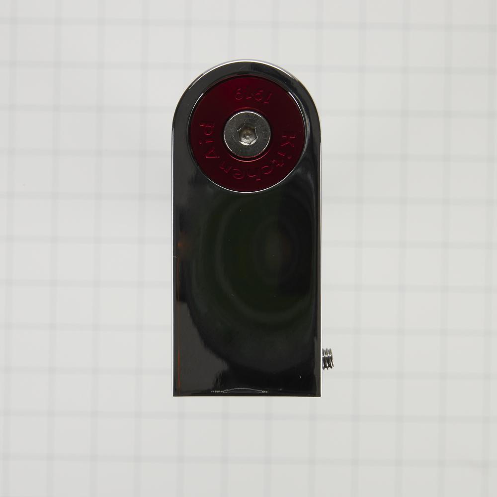Amana W11247090 Refrigerator Handle Kit with Two Red Medallions - Replacement Part for Panel Ready Undercounter Refrigerators | Perfect for Kitchen Remodeling & Appliance Repair
