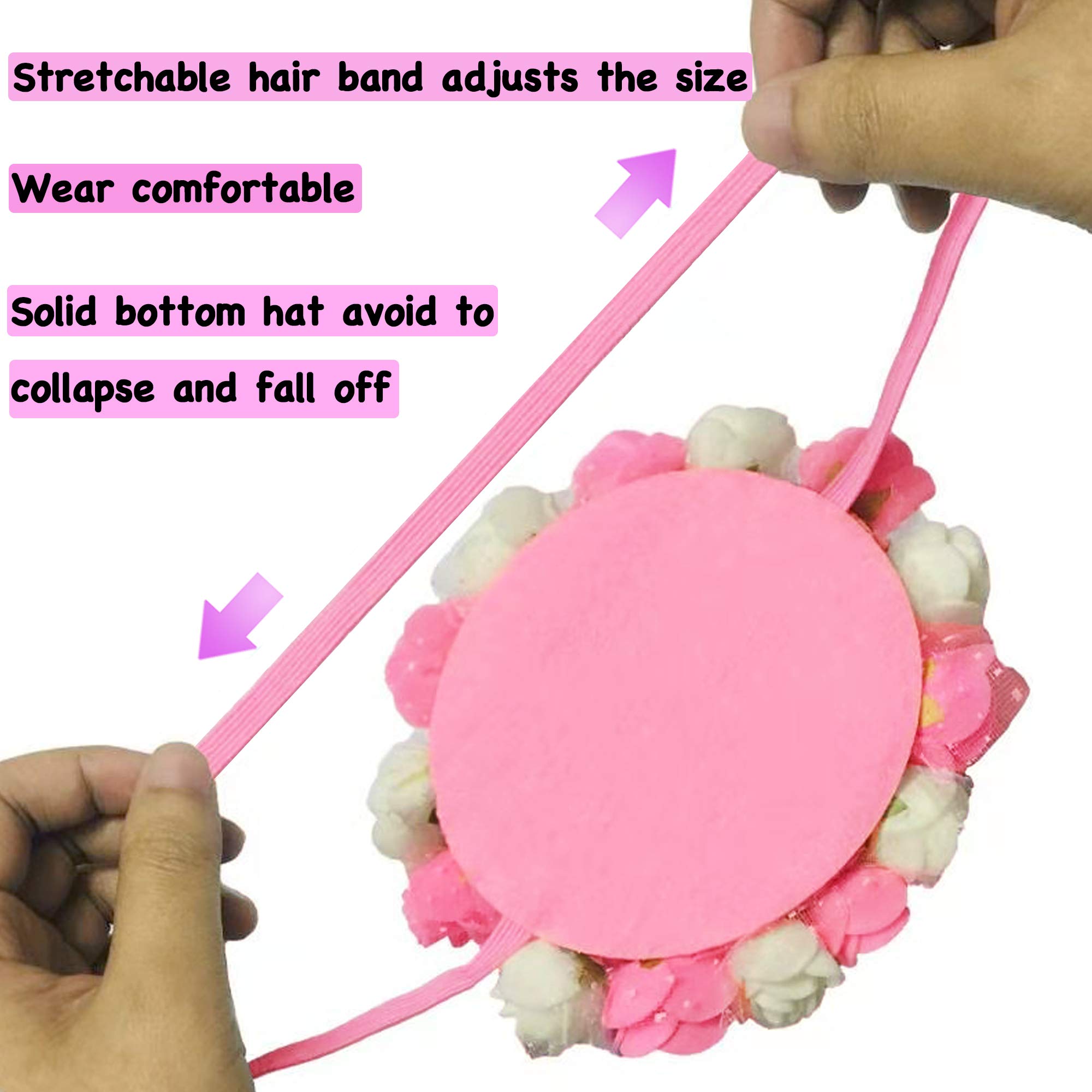 Adjustable Dog Birthday Hat - Reusable Crown Headband for Dogs, Cats, Puppies & Kittens - Pink Pet Party Accessory with Number Decorations | Perfect for Birthday Celebrations, Photo Shoots & Pet Costume Parties
