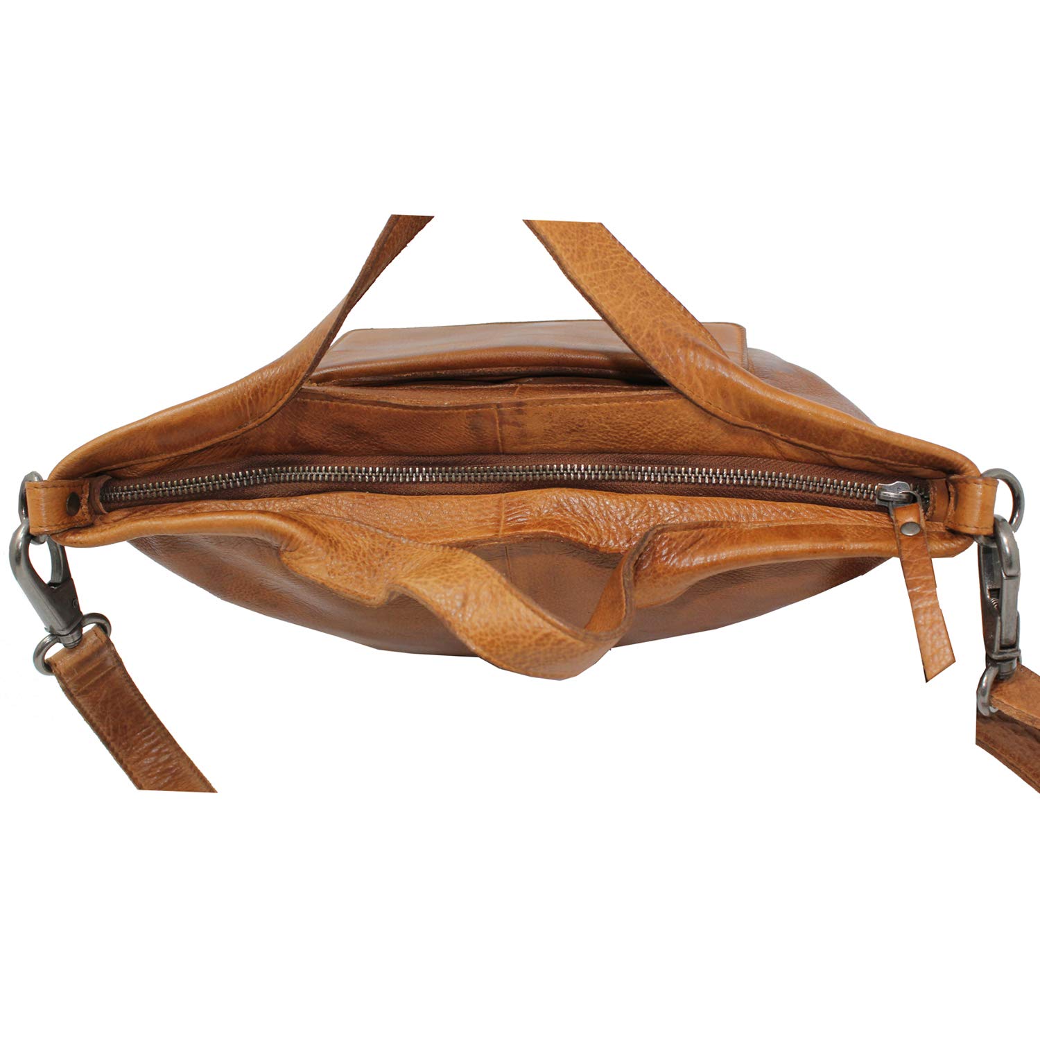 Latico Leathers Bianca Genuine Leather Tote Bag for Women - 100% Authentic Handcrafted Leather Crossbody Purse with Top Handle - Work, School & Travel Essentials (Cognac) | Perfect for Office, Commuting & Everyday Use