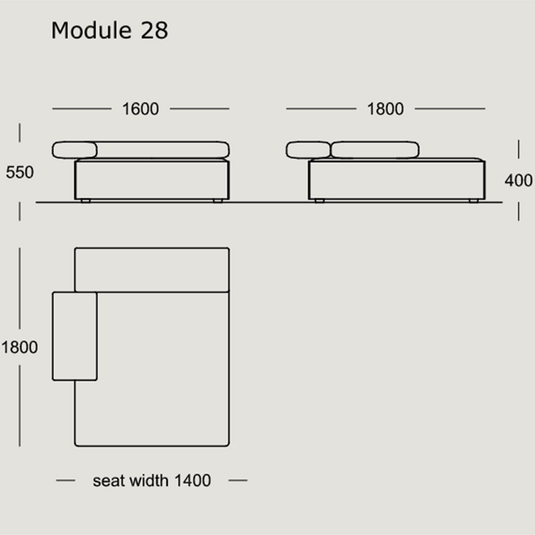 Modular Cinder Block Sofa Set - 24
