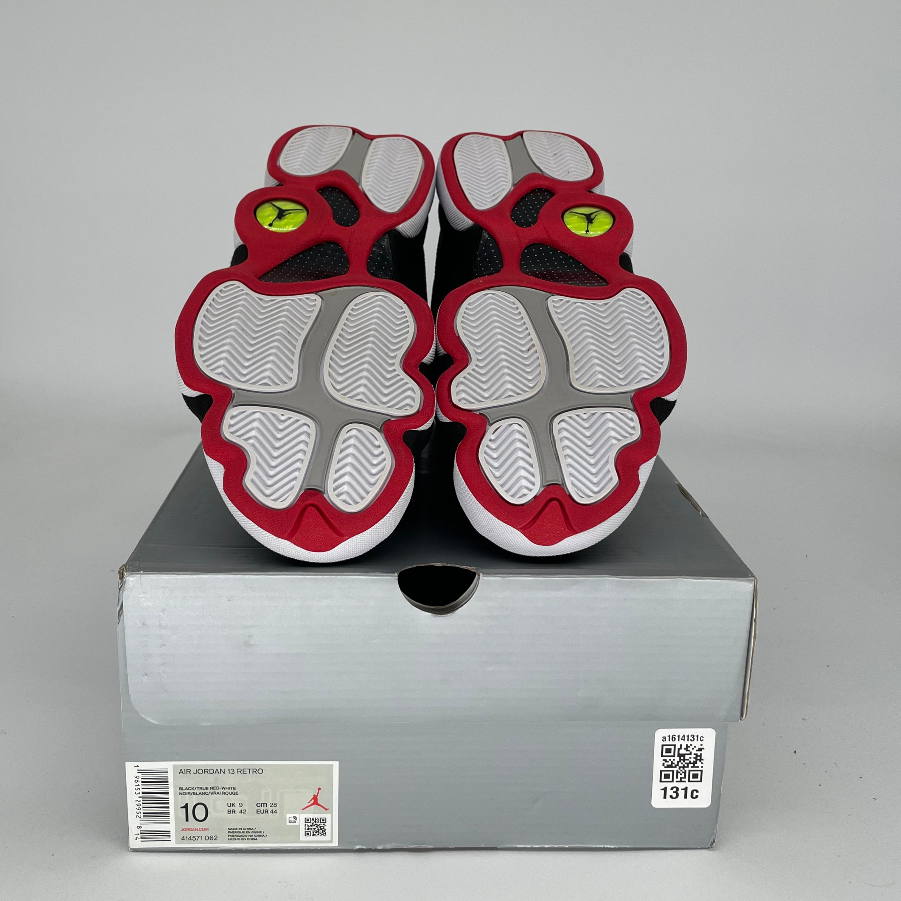 AIR JORDAN 13 PLAYOFFS Basketball Shoes Men's Size 10 Black/White 414571-062 - Perfect for Streetwear & Court Performance