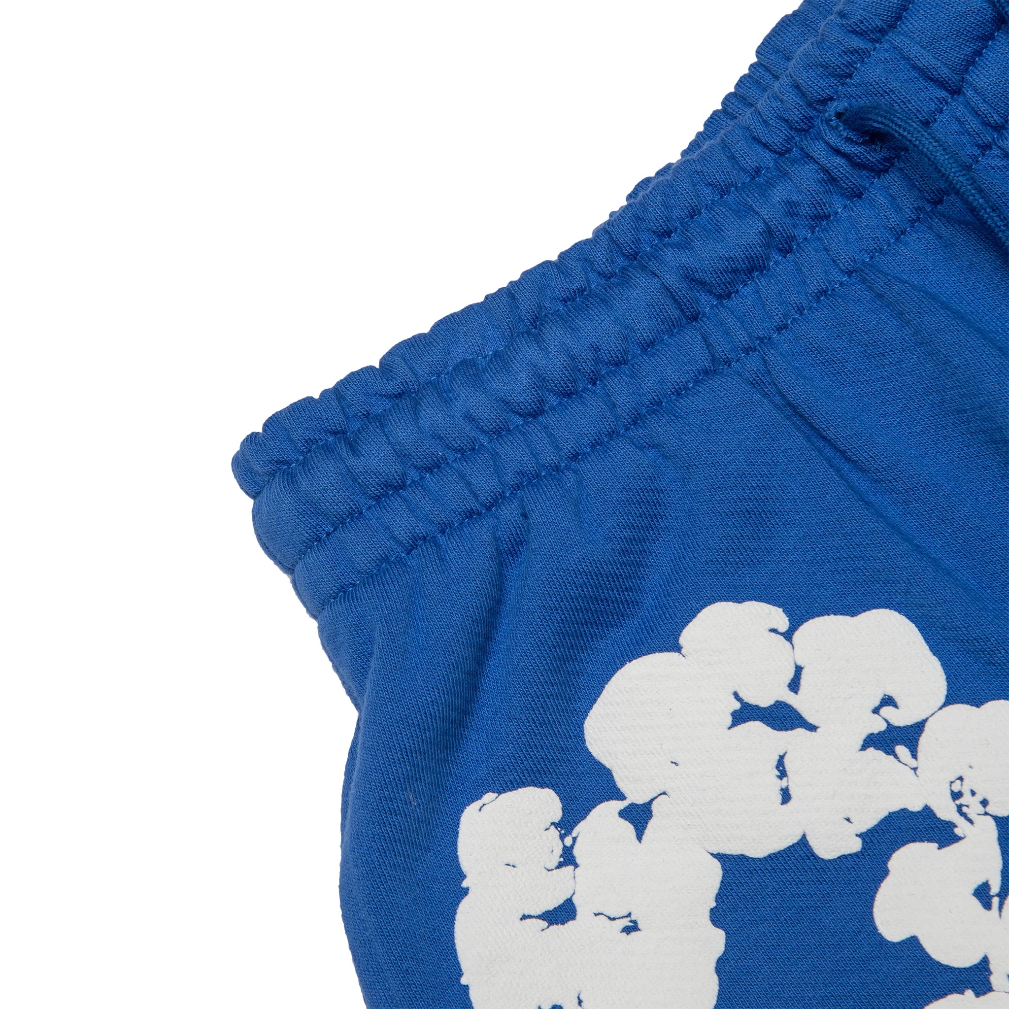 Denim Tears Cotton Wreath Royal Blue Denim Shorts for Men - Casual Summer Streetwear Shorts for Hip Hop Fashion & Urban Style