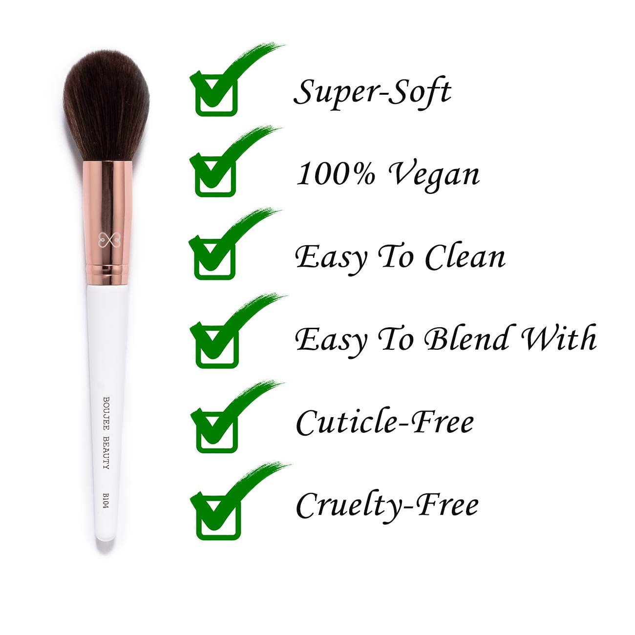 Premium Soft Bristle Blush Brush for Flawless Makeup Application - Ideal for Cream, Powder & Liquid Blushers - Perfect for Everyday Glam & Professional Makeup Looks