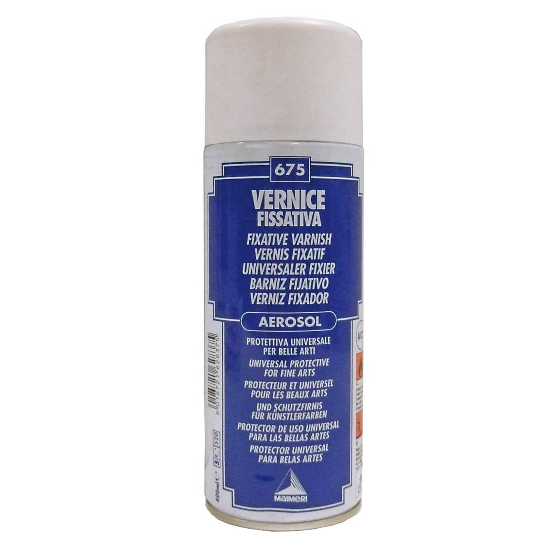 Maimeri Vernice Fissativa Fixative Spray for Artwork Protection - Ideal for Drawings, Pastels & Charcoal Preservation