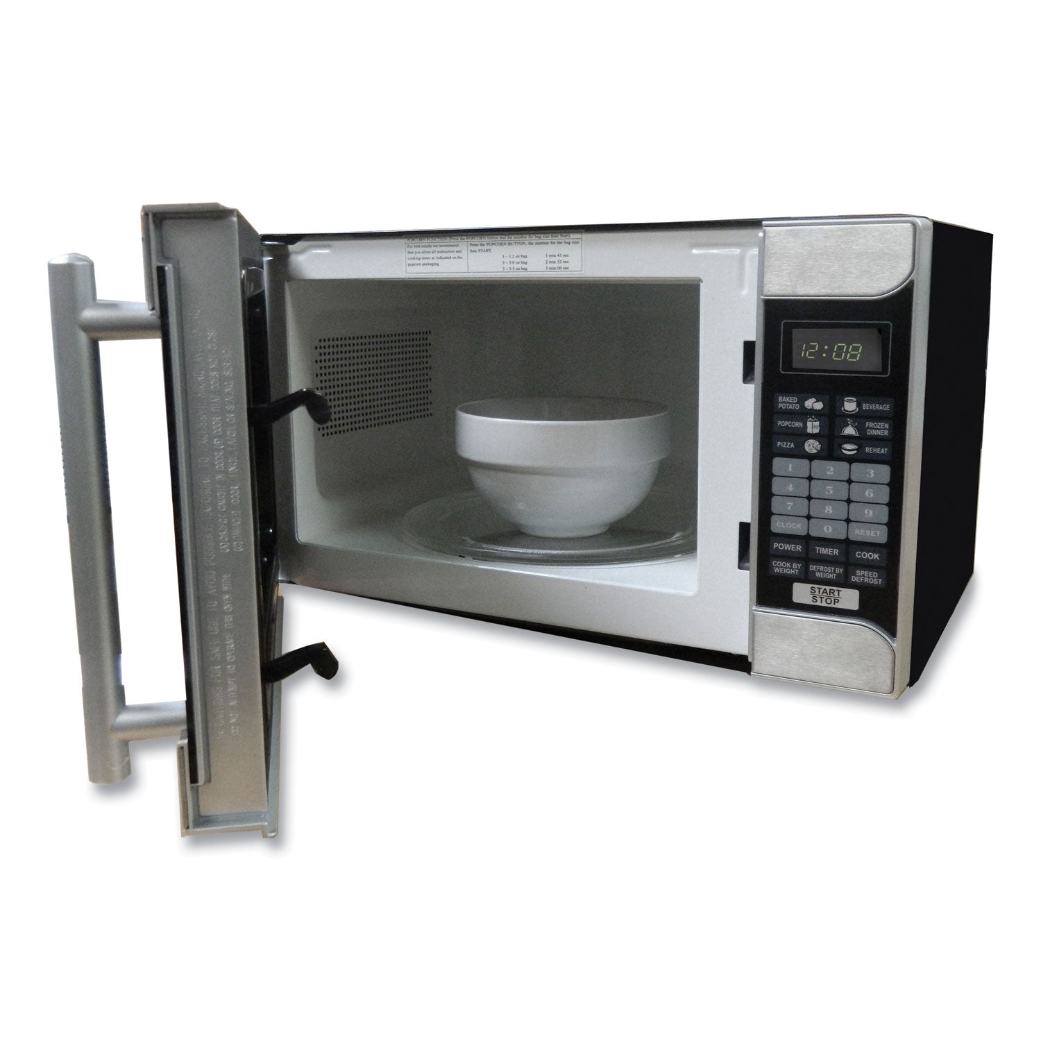 Avanti 0.7 Cu.ft 700W Compact Microwave Oven with Stainless Steel Finish - Perfect for Dorms, Offices & Small Kitchens