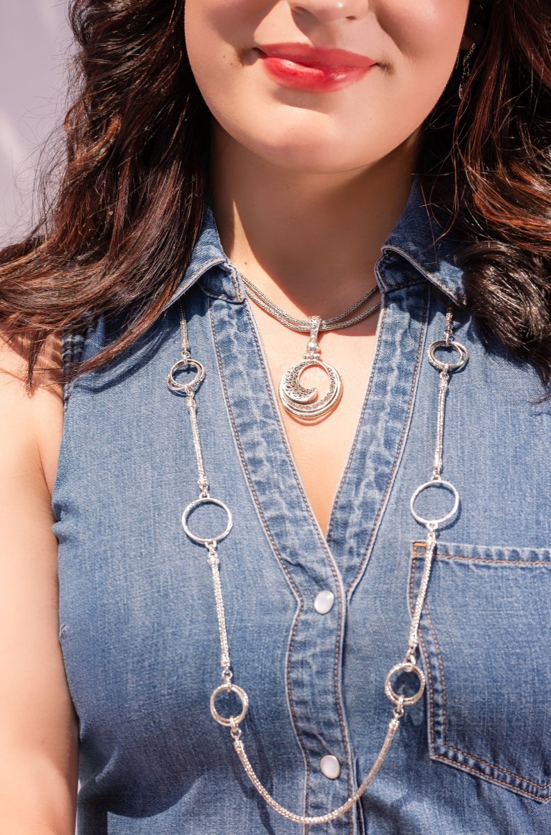 Forever Intertwined Pendant Necklace - Sterling Silver Tree of Life Jewelry for Women - Perfect for Spiritual Gifts, Meditation & Everyday Wear