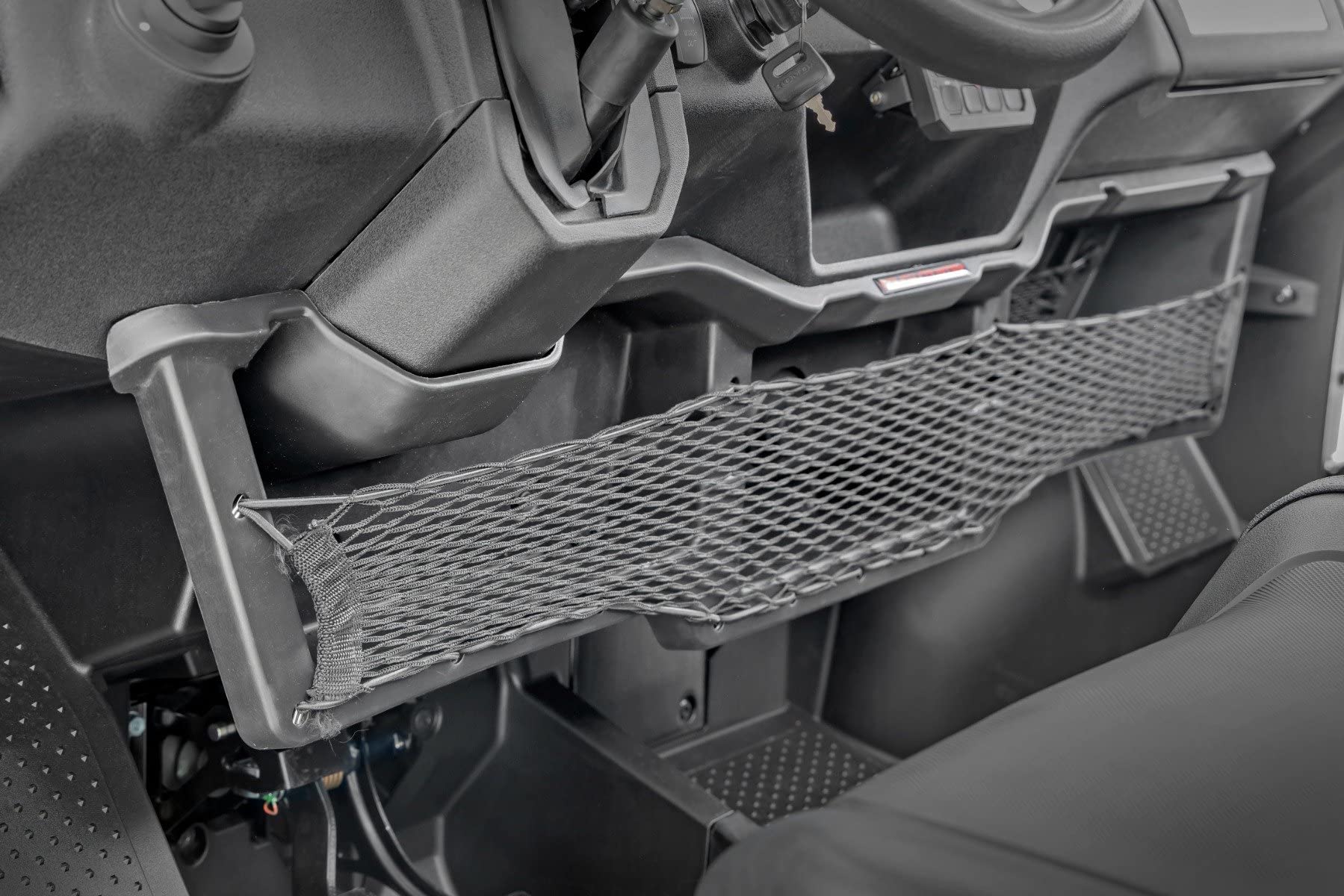 Rough Country Under Dash Storage Tray for Honda Pioneer 1000 (2016-2024) | Durable Interior Organizer for ATV Accessories | Perfect for Tools, Phones & Off-Road Gear Storage