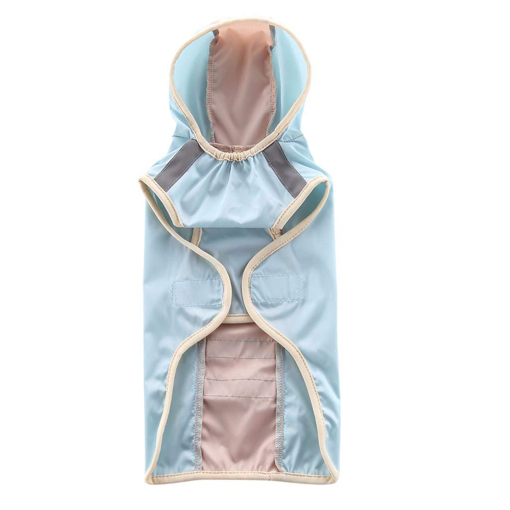 Reflective Large Dog Raincoat - Waterproof Pet Coat with Anxiety Relief, Anime Costume for Big Dogs - Perfect for Outdoor Walks, Rainy Days & Halloween Costumes