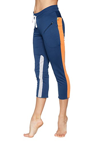 Royal W/Orange & Grey