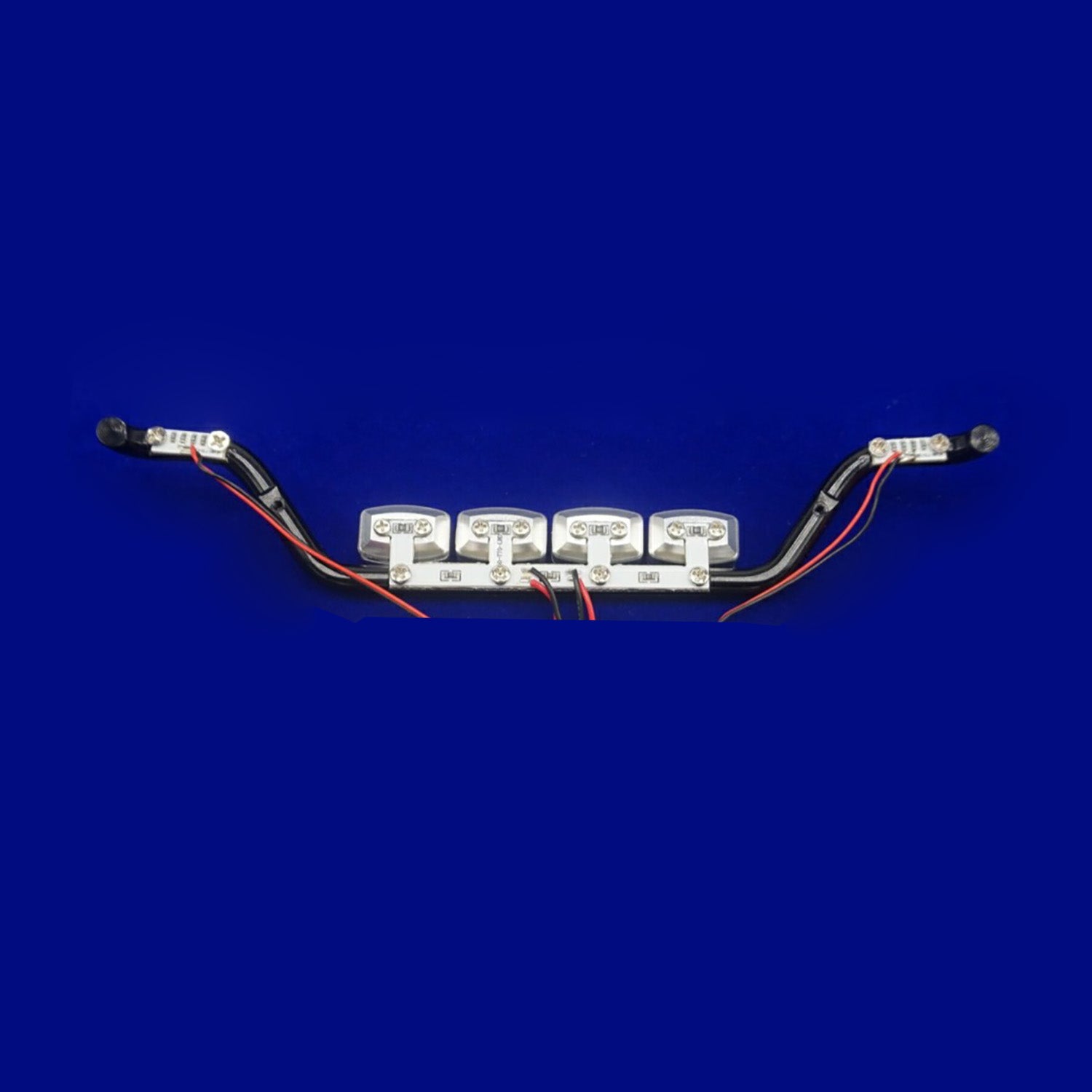 1/14 Scale RC Tractor Truck Aluminum LED Light Bar - Compatible with 56323, 56371, 770S, R620, R730, 1851 Remote Control Cars - DIY Model Accessories for Night Crawling & Off-Road Racing