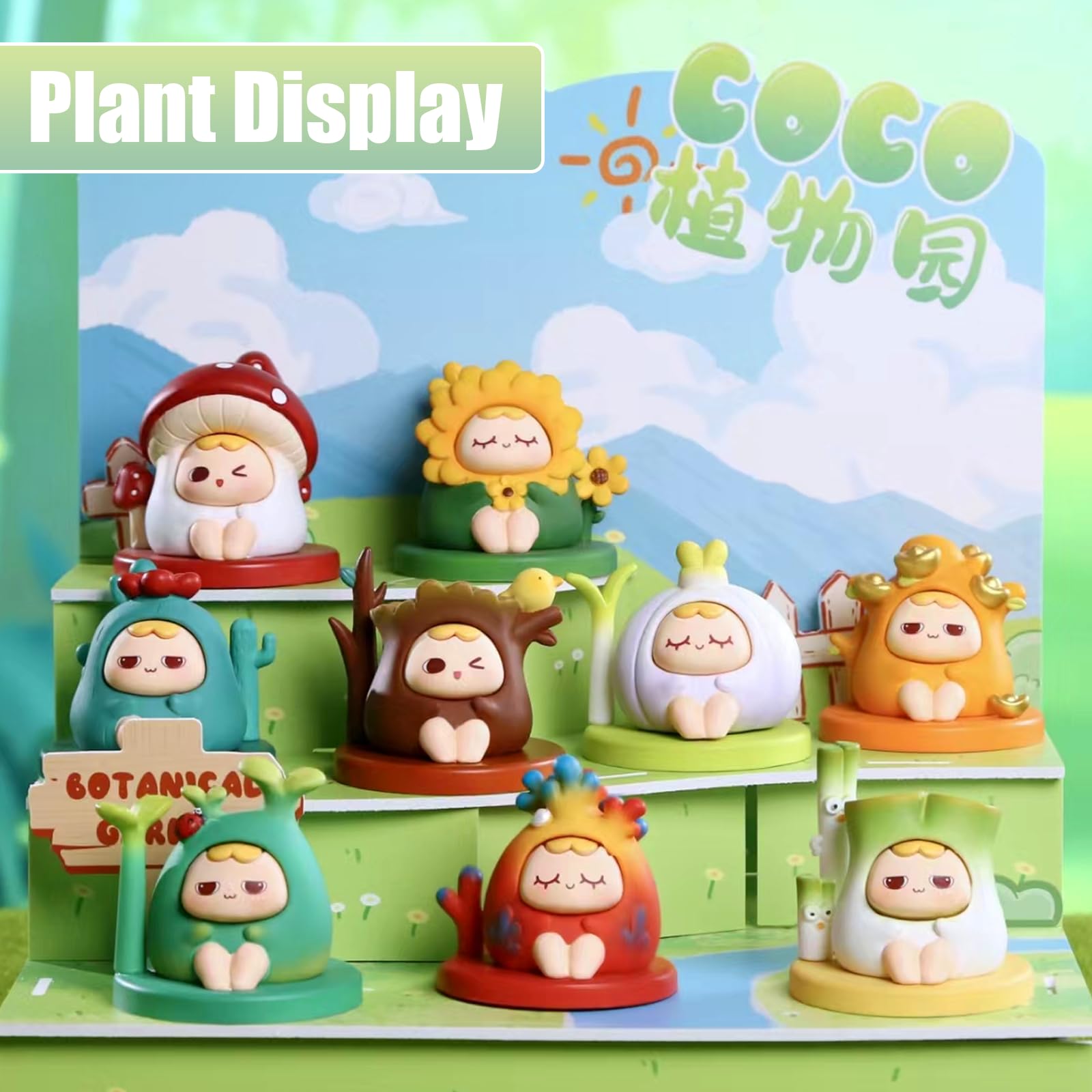 Coco Plant Series Blind Box - 1PC Mystery Collectible Figure, Cute Random Design for Birthday Gifts | Perfect for Plant Lovers, Anime Fans & Surprise Party Favors