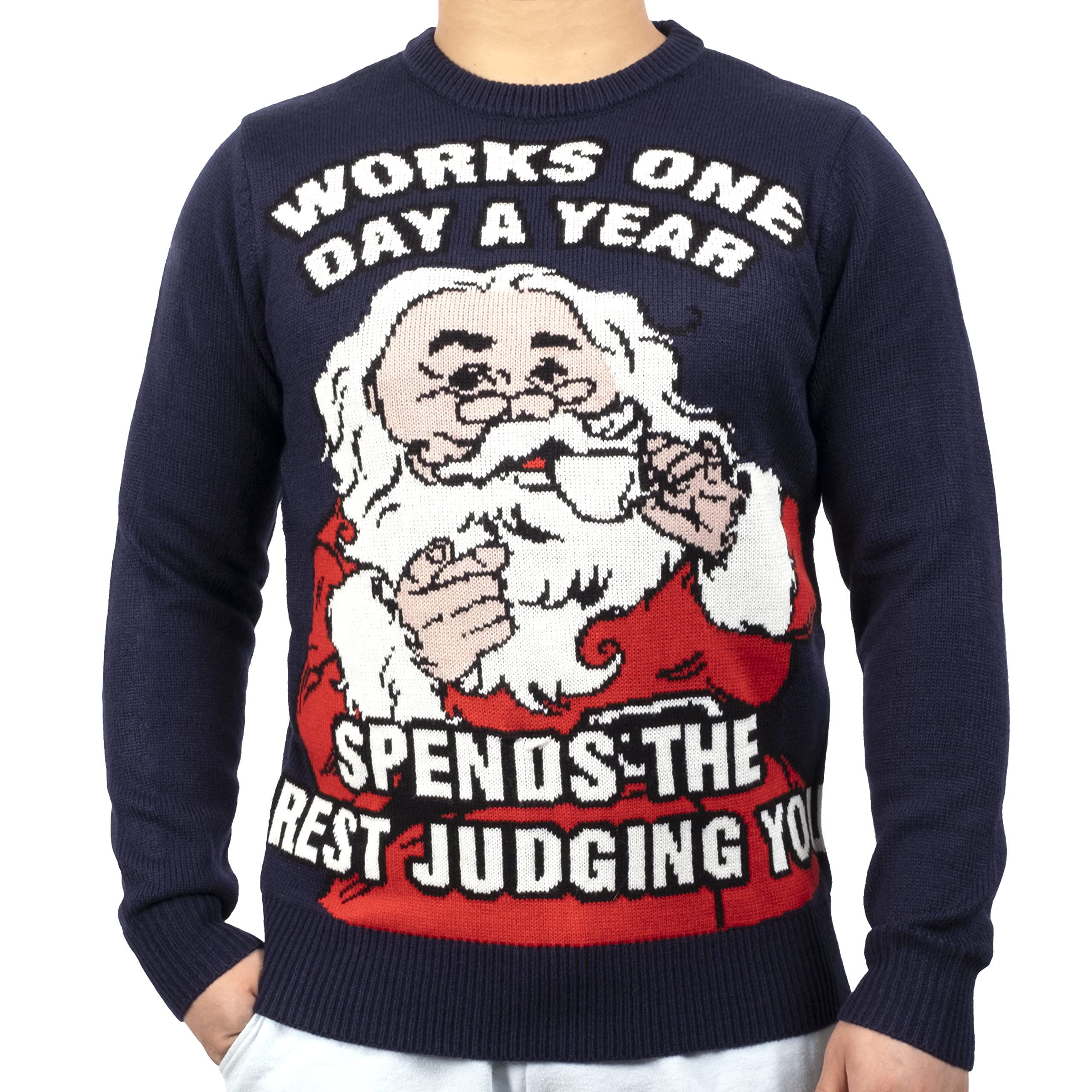 Funny Ugly Christmas Sweaters for Men & Couples - Novelty Holiday Pullover with Festive Designs | Perfect for Winter Parties, Family Gatherings & Secret Santa Gifts